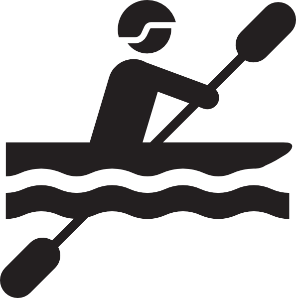 Kayak Clip Art At Clker - Kayak Clipart Transparent (594x598), Png Download