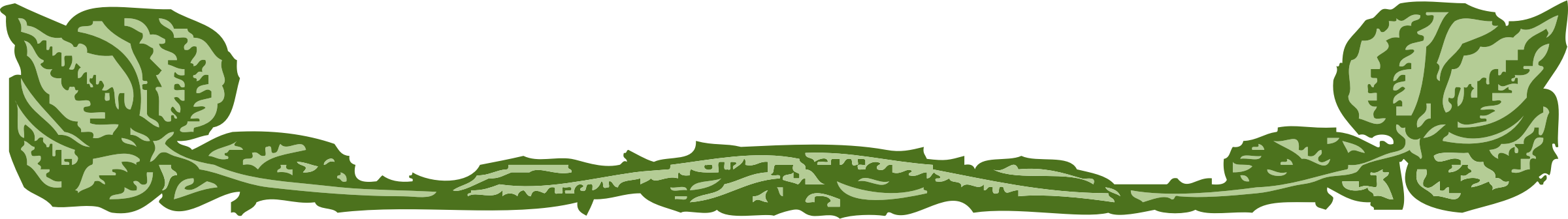 Decorations, Horizontal, Plants, Leaf, Border - Decoracion Plantas Png (640x320), Png Download