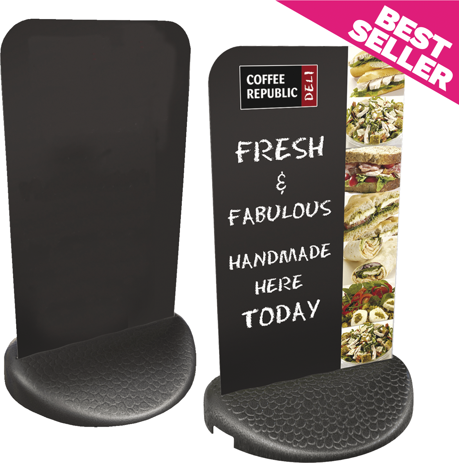 Ecoflex 2 Hpl Chalkboard Panel Pavement Display - Ecoflex Pavement Sign (1600x1600), Png Download