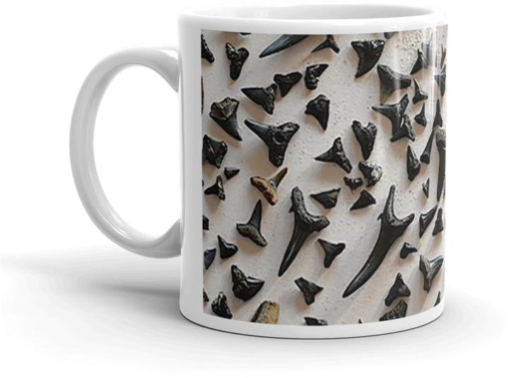 Shark Teeth Mug - Your Vibe Attracts Tribe Coffee Mug Entrepreneur (850x850), Png Download