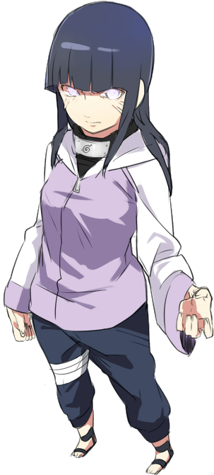 “ Transparent Hinata For Your Blog ” - Hinata Hyuga Pequeña (500x706), Png Download