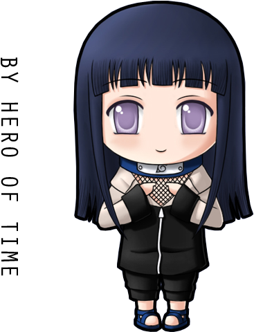 Render - Hinata Chibi (500x500), Png Download