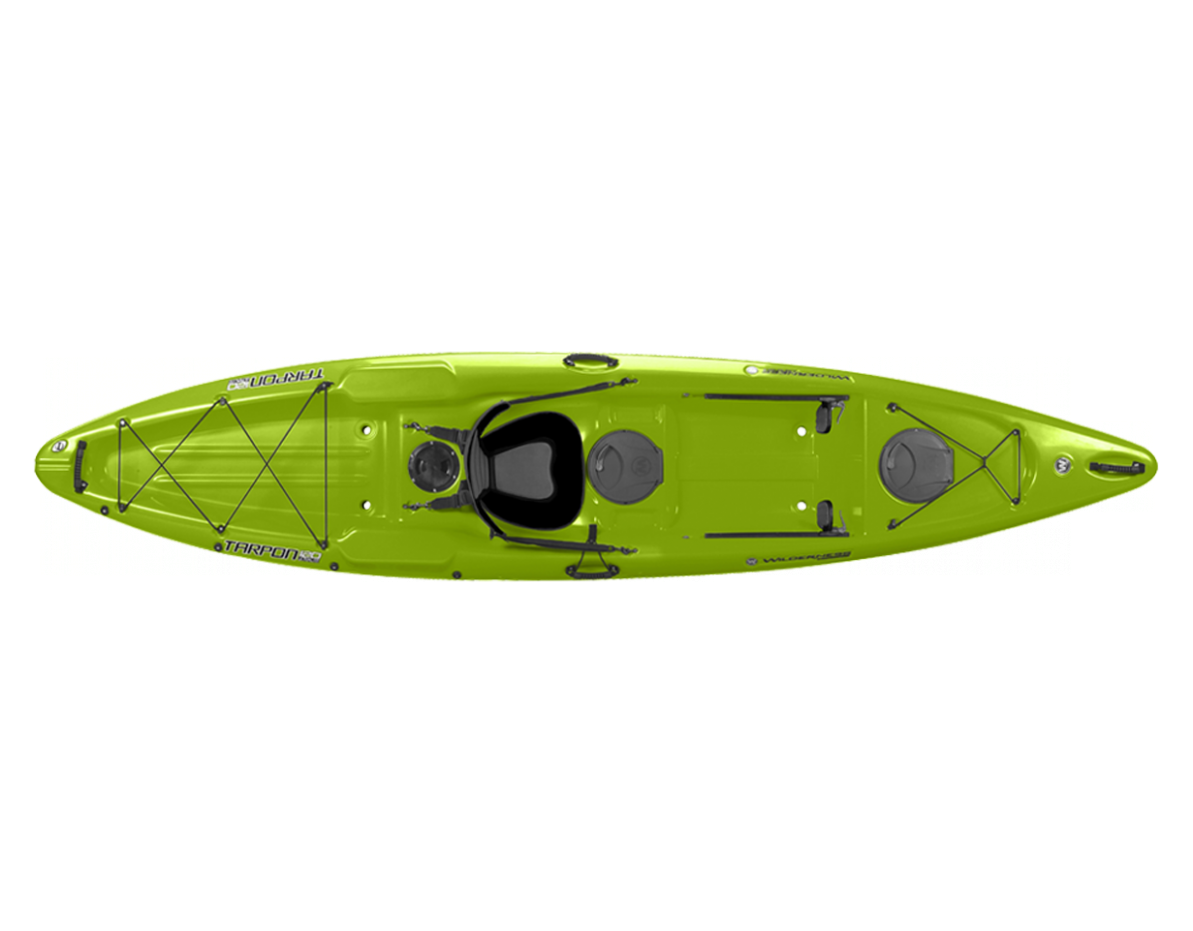 Ws 14 15 Tarpon 120 Ul Lime Top - Wilderness Systems 2018 Tarpon 120 Ultralite (1230x930), Png Download