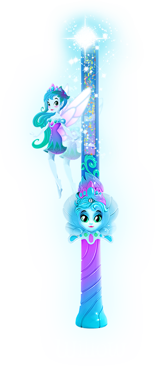 Fern Wand Willow Wand Lilly Wand - Doll (305x738), Png Download