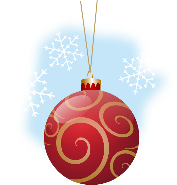 Enfeites De Natal Vetor Png (570x596), Png Download