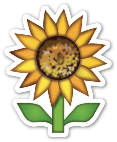 Com Emoji Photo Booth, Emoji Wallpaper, Emoji Stickers, - Iphone Sunflower Emoji Png (395x480), Png Download