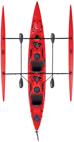 Mirage Tandem Island Pedal Kayaks - Hobie Adventure Island Tandem (309x600), Png Download