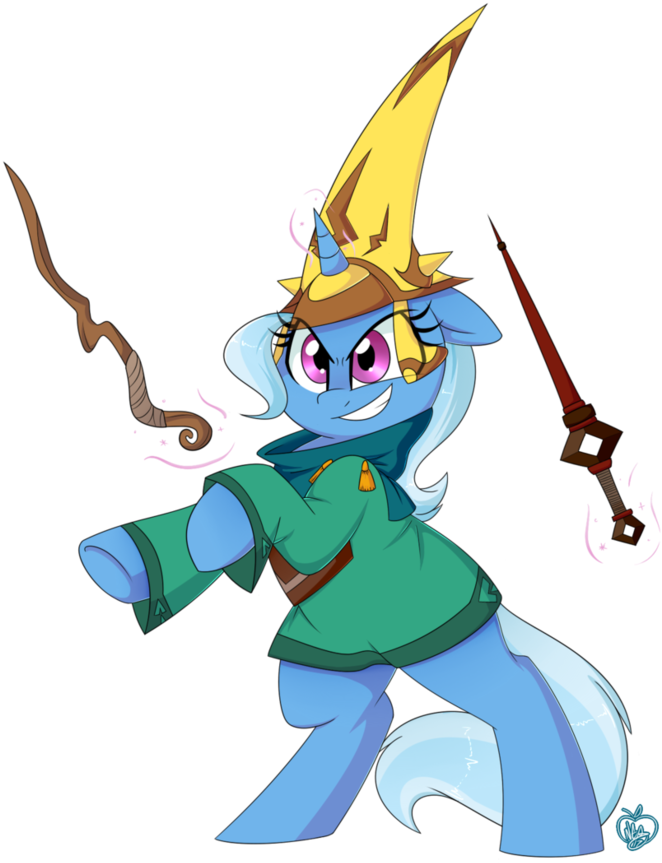 Wand - Pony (843x948), Png Download