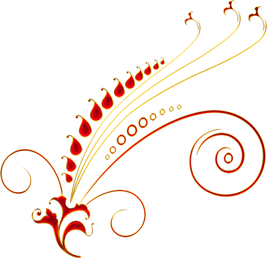 Vector Ornament Png Gold (909x898), Png Download