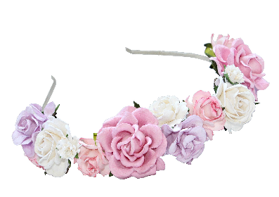 Day Dreamer Floral Crown - Transparent Snapchat Filter Pngs (396x381), Png Download