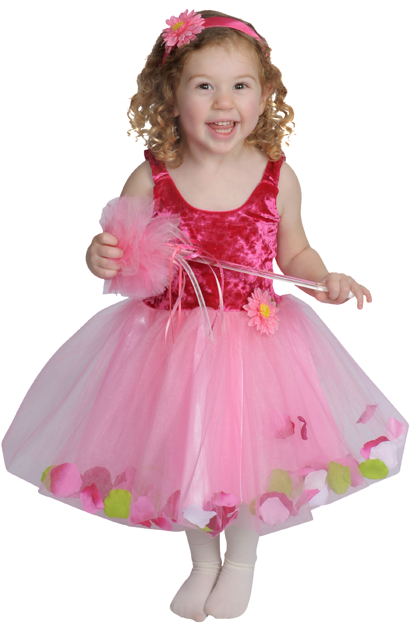 Classic Fairy Flower Tulle Dress - Dress (840x1400), Png Download