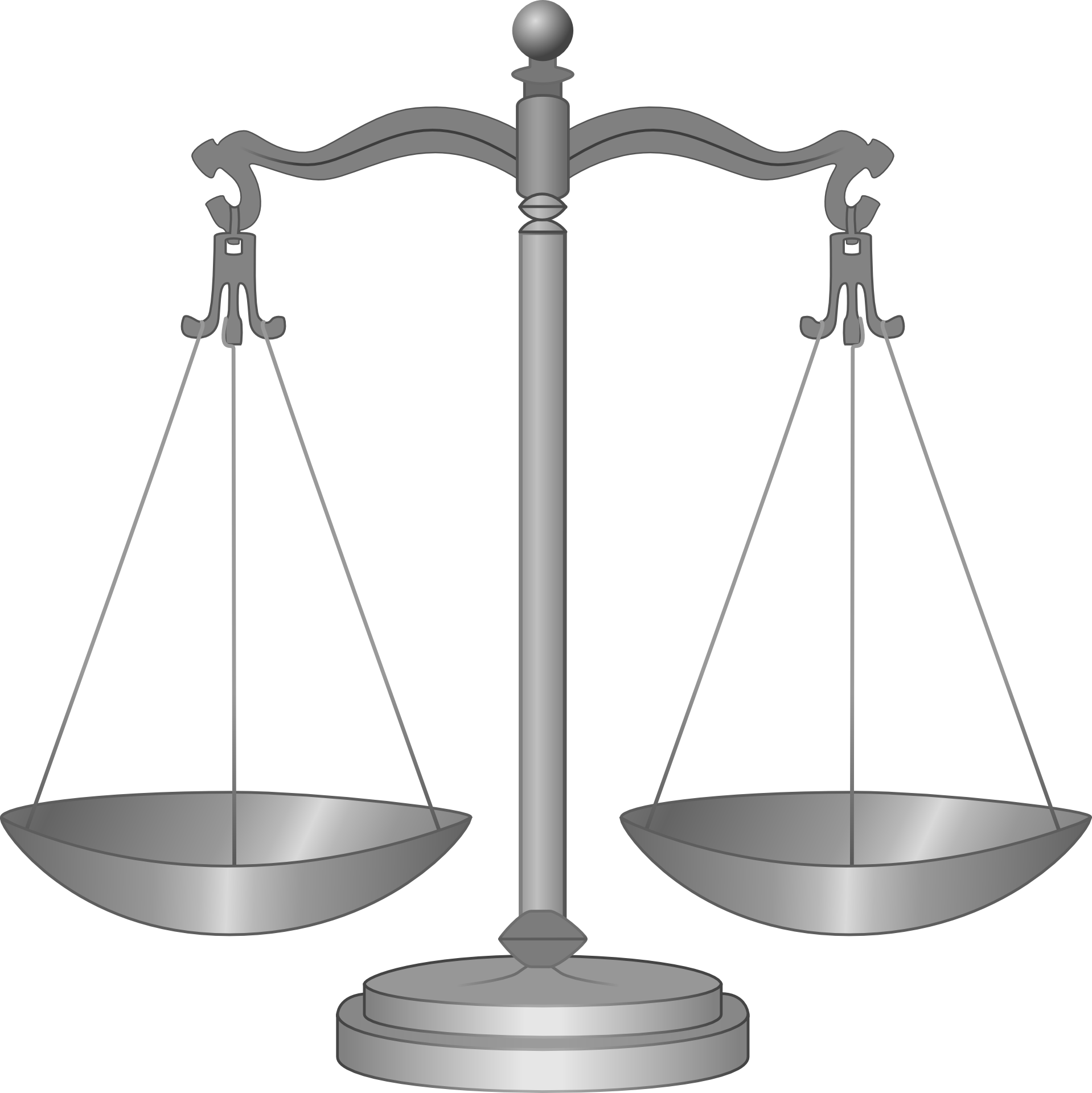 Balance Scales Drawing - Balance Scale Png (1918x1920), Png Download