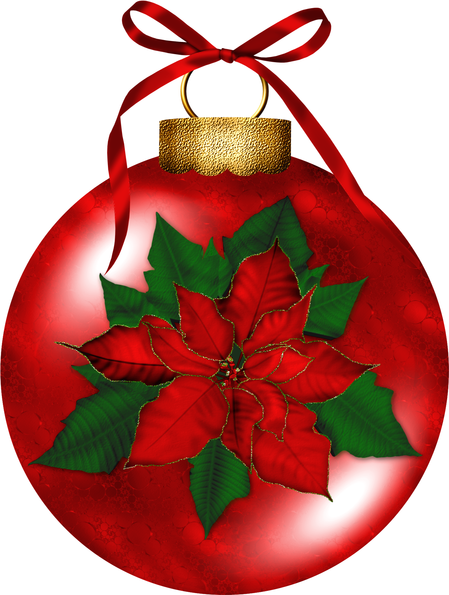 Bouquet Clipart Poinsettia - Flor Do Natal Vermelha (1483x1949), Png Download
