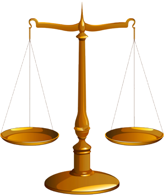 Balance Scale Png - Balance Beam In Court (548x651), Png Download