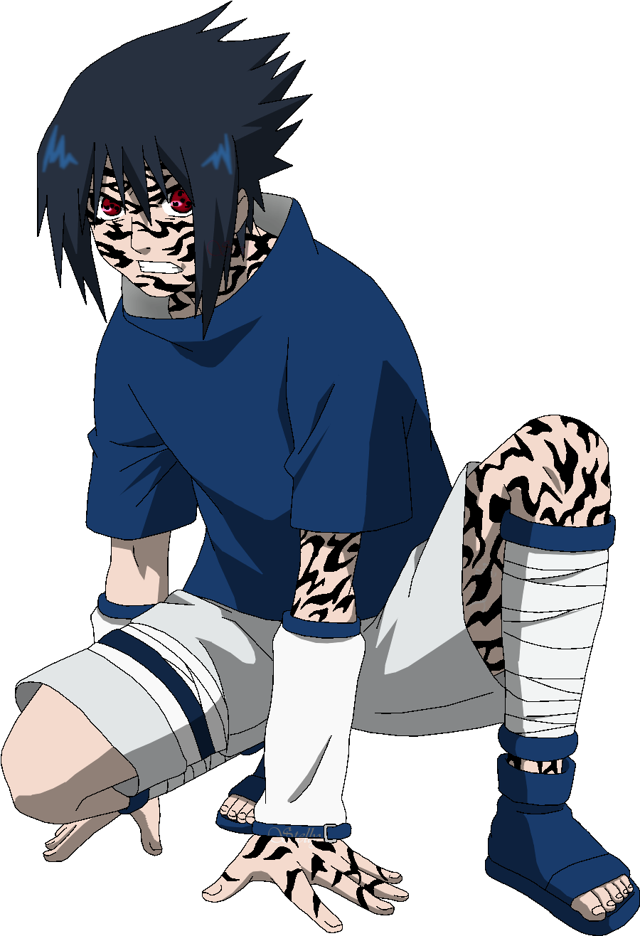 Sasuke Curse Mark 1 Png (1000x1400), Png Download