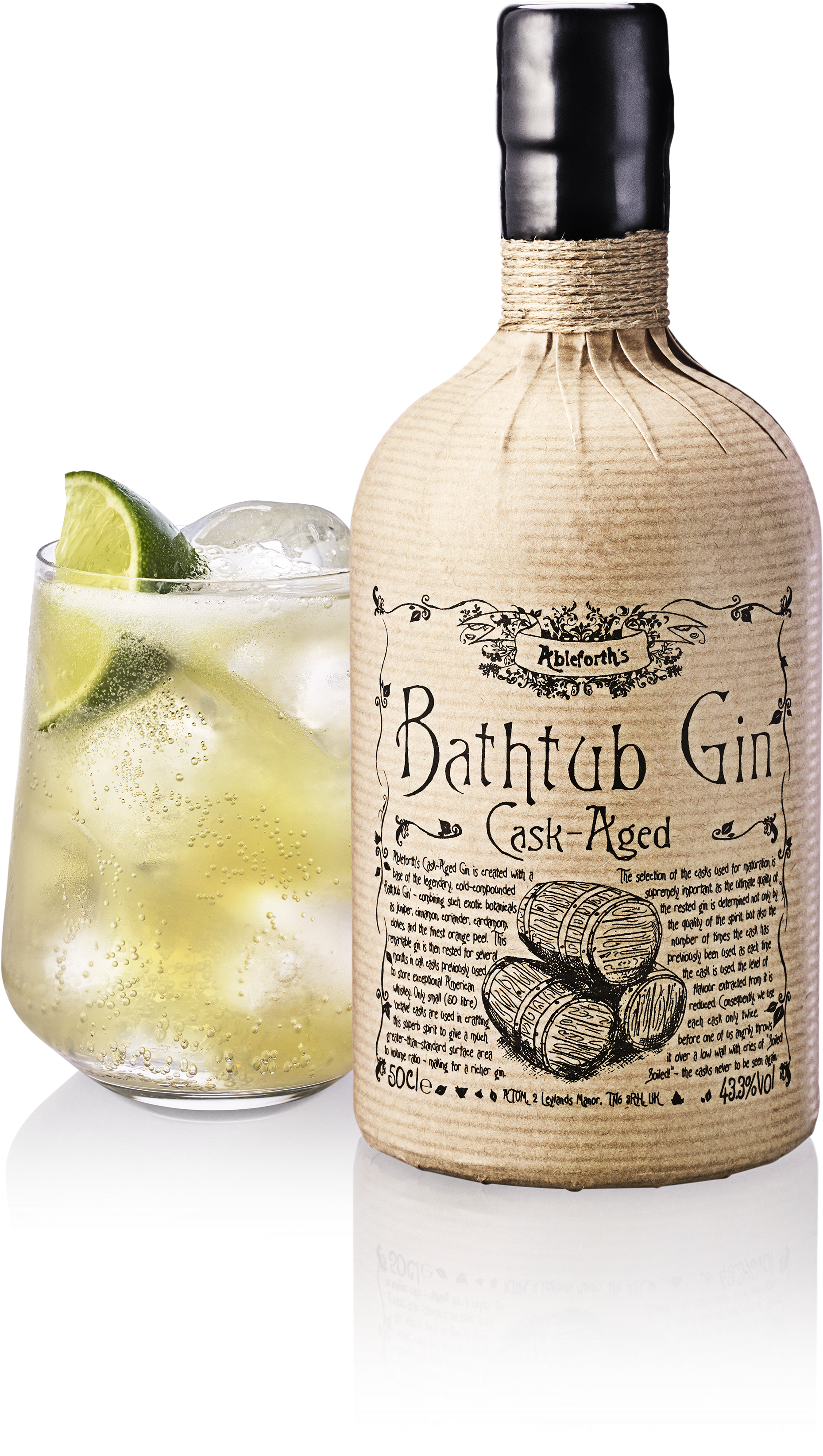 Bathtub Gin Cask Aged Navy Strength & Manhattan - Domaine De Canton (3366x4492), Png Download