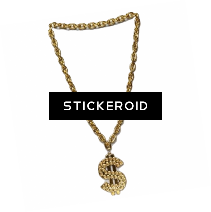 Цепь Chain - Thug Life Necklace Png (676x677), Png Download