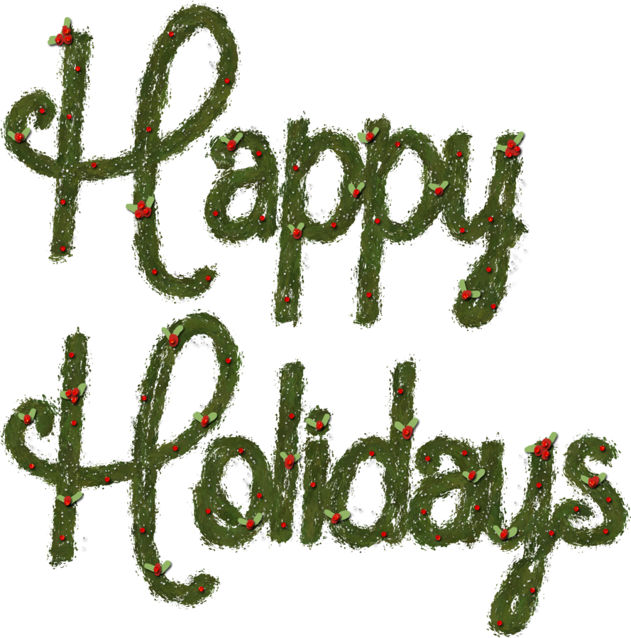 Nice Pic Of Happy Holidays - Love The Holidays Embroidery Design (889x898), Png Download