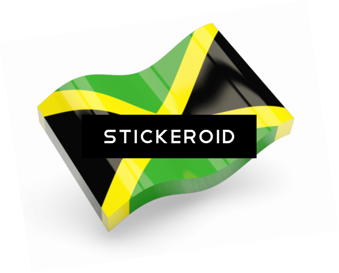 Jamaica Flag - Graphic Design (699x564), Png Download