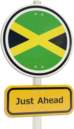 Illustration Of Flag Of Jamaica - Traffic Sign (640x480), Png Download