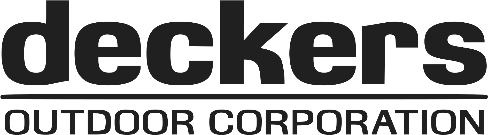 Deckers Outdoor Corporation Logo (2000x635), Png Download