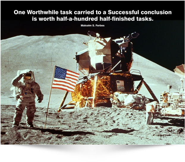 One Worthwhile Task - Nasa Spaceship On Moon (650x670), Png Download