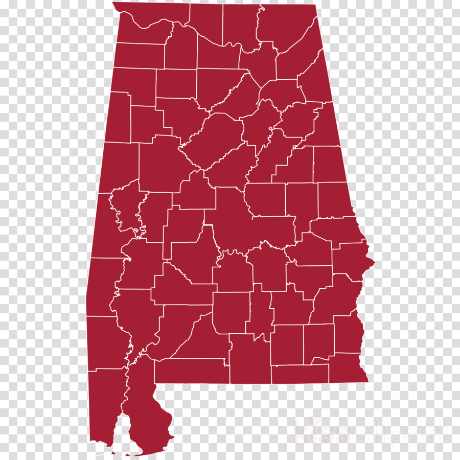 Alabama Born And Raised Clipart University Of Alabama - Transparent Alabama Map Outline (900x900), Png Download