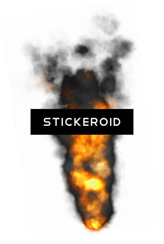 Fire Smoke - Fire (574x853), Png Download
