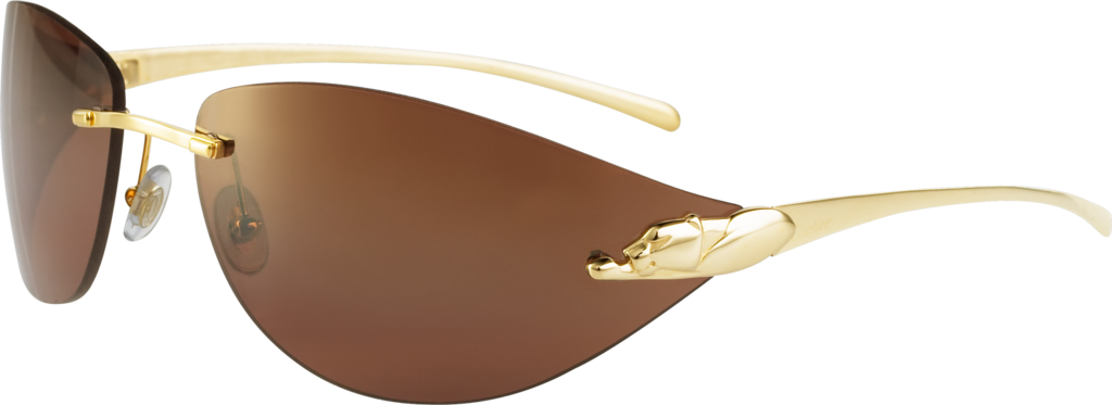Cartier Glasses Price - Lunette Panthere Cartier (1024x373), Png Download