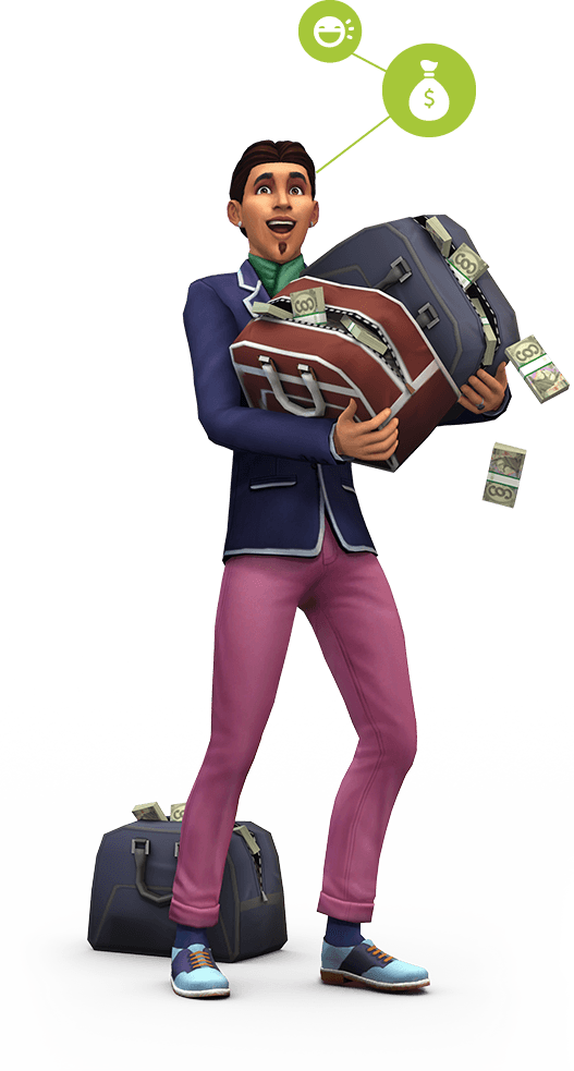 [ Img] - Sims 4 Premade Sims (527x983), Png Download