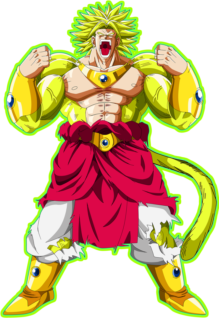 Dragon Ball Broly Png Transparent Picture Broly Legendary Super Saiyan 4 Full Size Png Download Seekpng