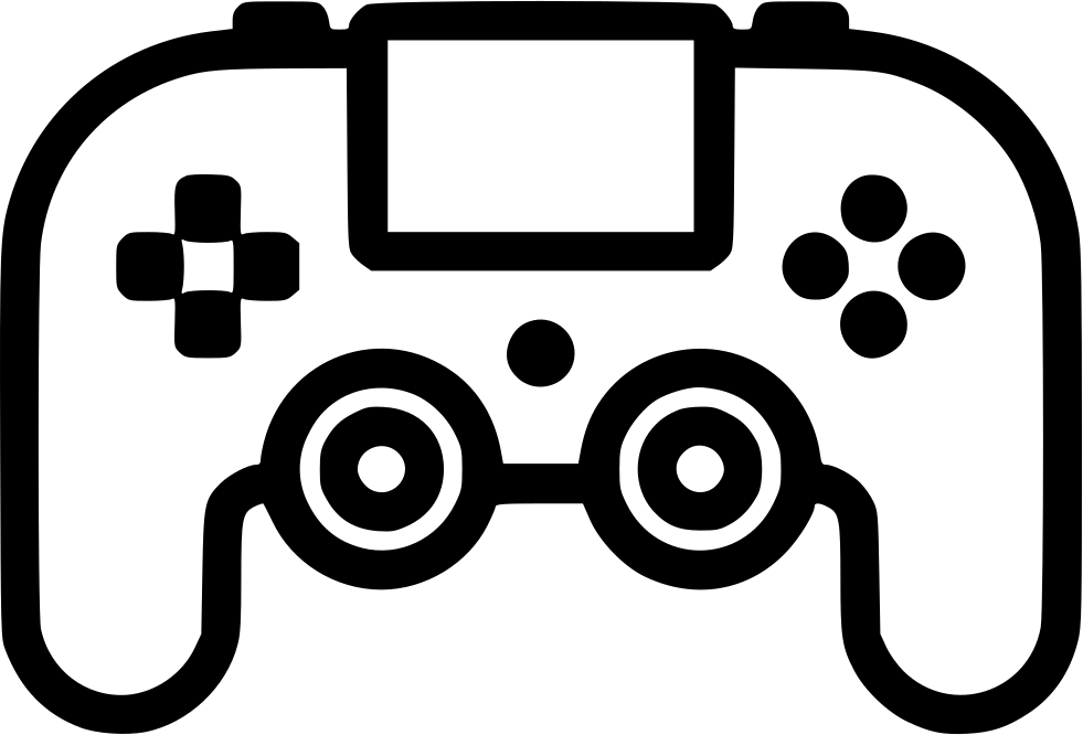 Video Game Controller Comments - Ps4 Pro Controller Icon (981x666), Png Download