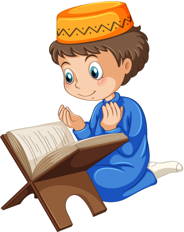 Mosque Clipart Islam Person - Muslim Praying Cartoon (637x800), Png Download