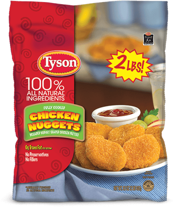Next - - Tyson Nuggets (655x547), Png Download