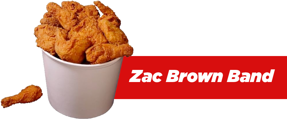 Fried Chicken Transparent Background (1000x430), Png Download