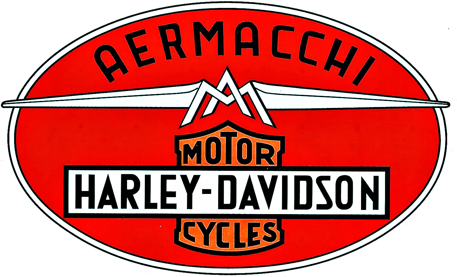 Logo Aermacchi Motorcycles Moto Logo, Motorcycle Logo, - Aermacchi Harley Davidson Logo (1800x1100), Png Download
