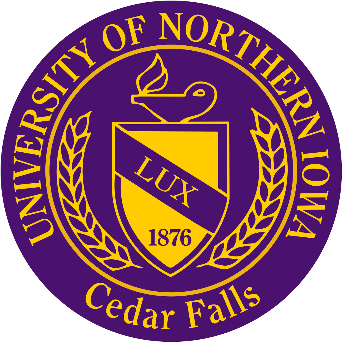University Of Northern Iowa Seal - University Of Northern Iowa Logo Png (1024x1024), Png Download