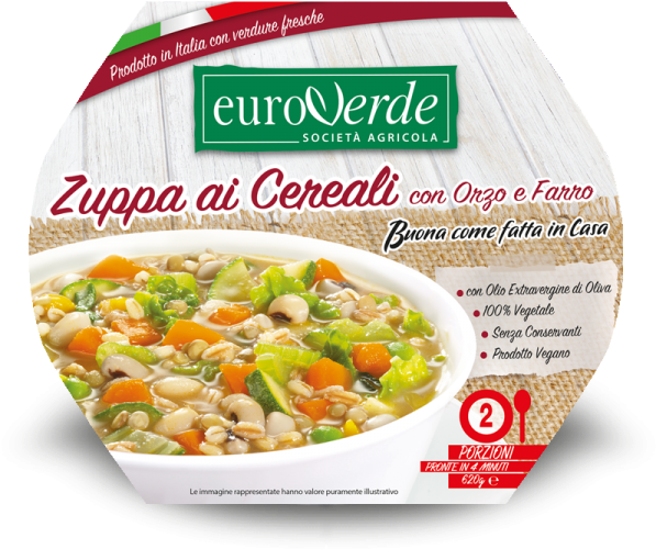 Cereal Soup With Barley And Spelt Double Portion - Vegetable (600x600), Png Download