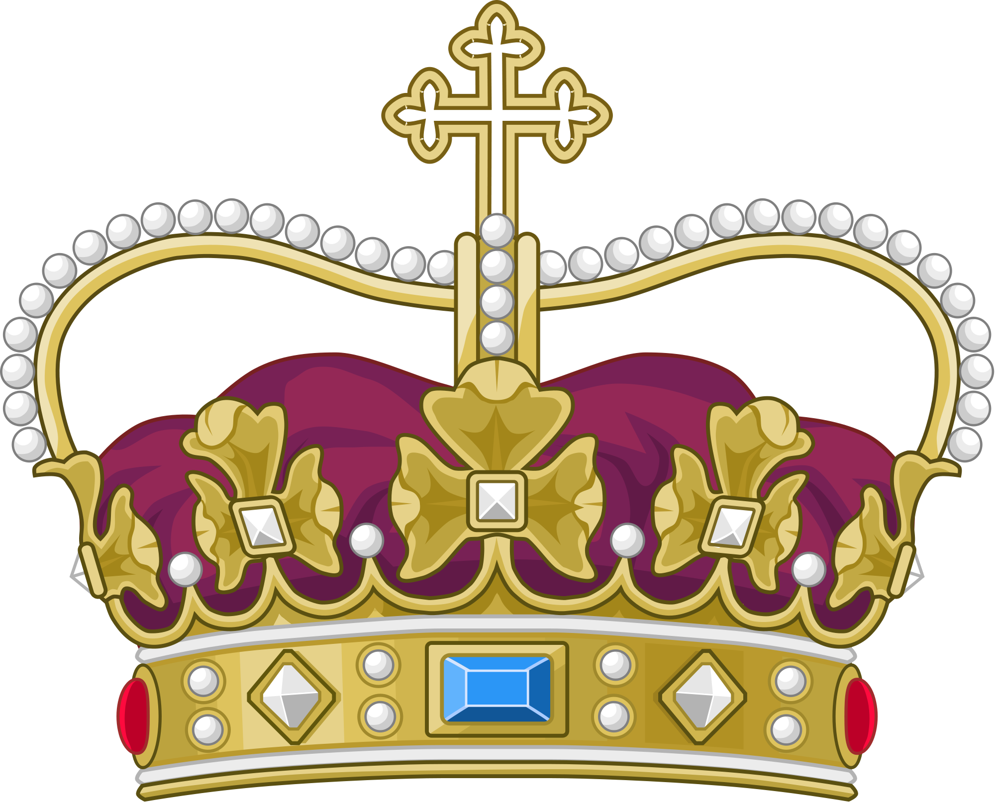 Open - Crown Of Prince (2000x1615), Png Download