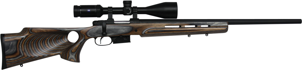 Cz-usa Cz 527 Laminate With Scope Thumbhole Varmint - 7mm 08 Rifle (1070x713), Png Download