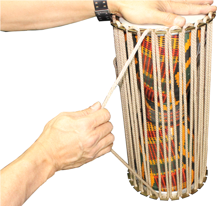 Light Tension Should Be Added To Tune Or Raise The - Talking Drum (850x677), Png Download