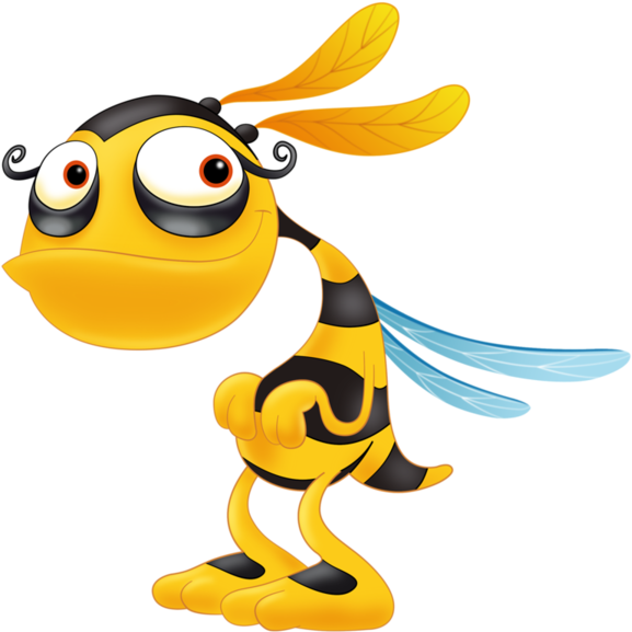 Abeilles Png - Funny Bee (600x600), Png Download