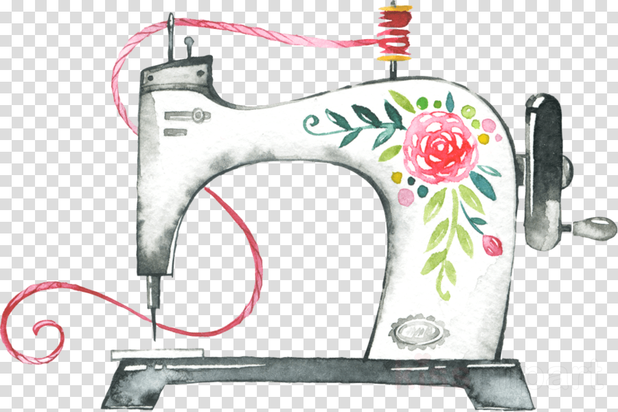 Download Sewing Machine Clipart The Sewing Machine - Sewing Machine Art (900x600), Png Download