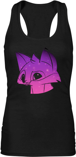 Starry Sky Fox Tank - Fox Tank Company (500x700), Png Download