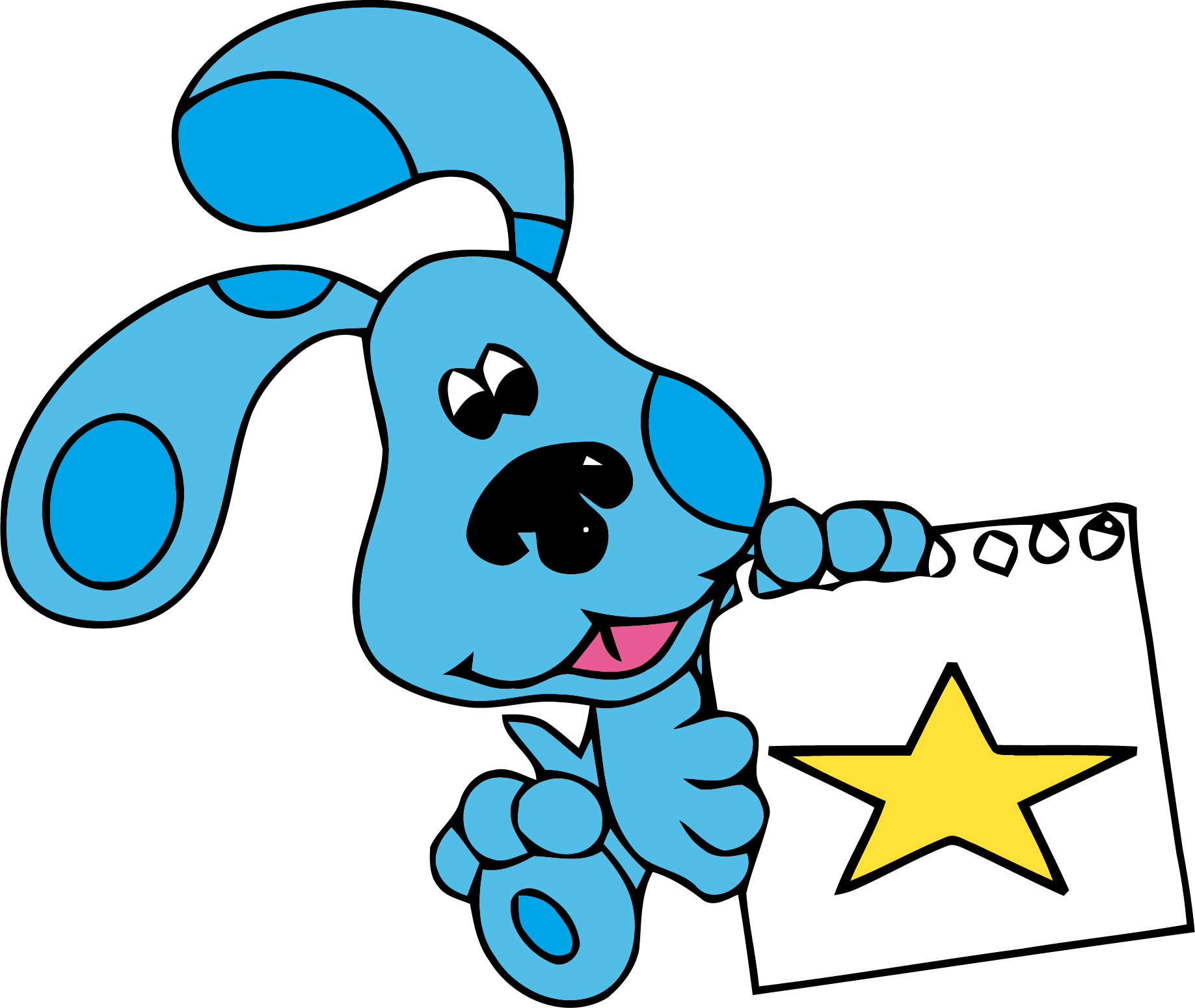 Blue's Clues Clip Art Star Clipart Png - Blues Clues Clipart (1837x1550), Png Download