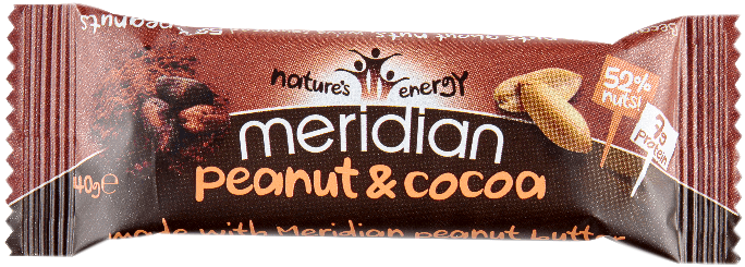 Meridian Peanut & Cocoa Bar - Meridian Foods 18 X Meridian Peanut & Cocoa Bar (724x724), Png Download