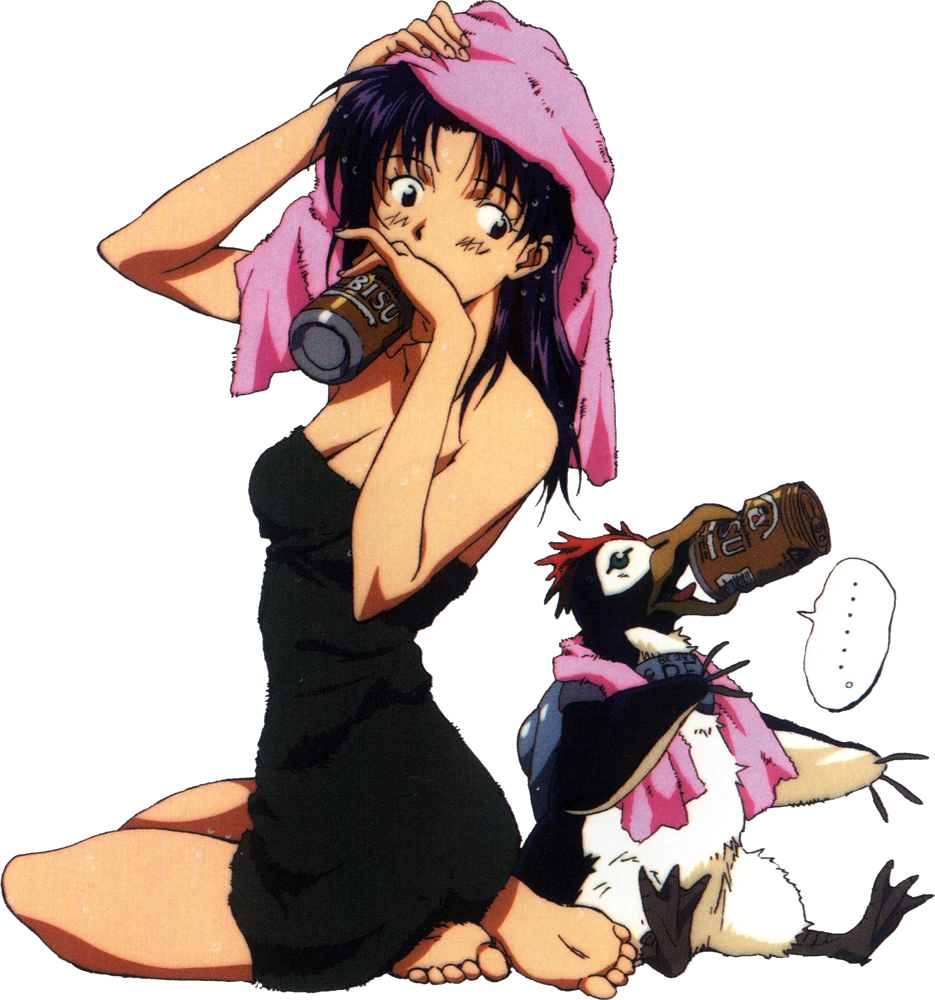 Evangelion Nge - Asuka Misato Hot Springs (935x1000), Png Download