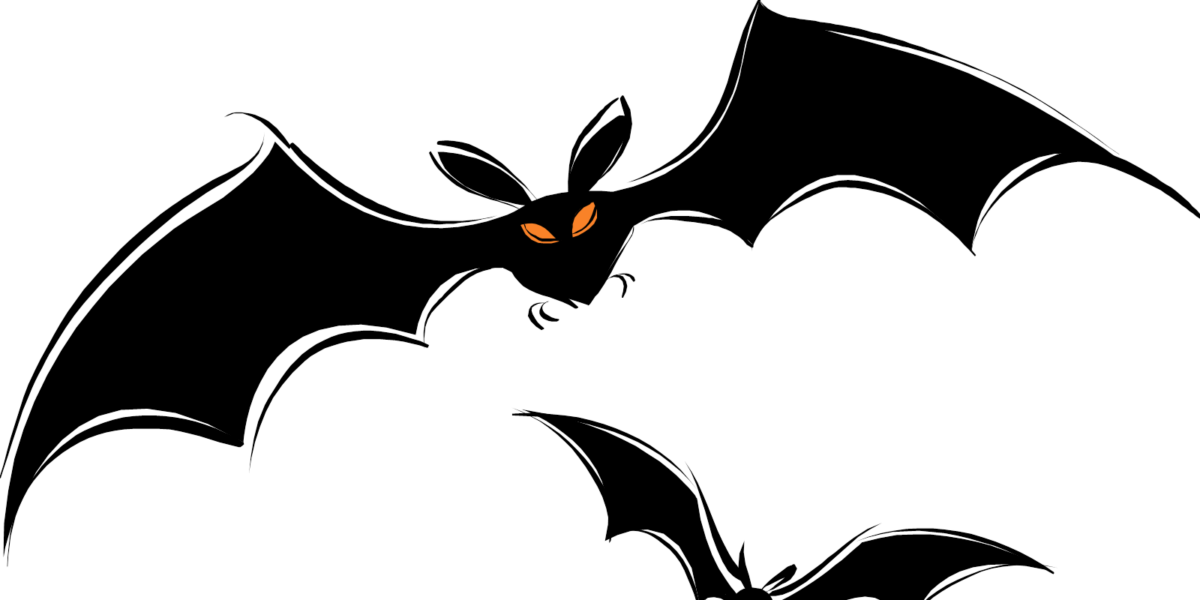 Halloween Bats Pictures - Bat Halloween Clipart Art (1200x600), Png Download