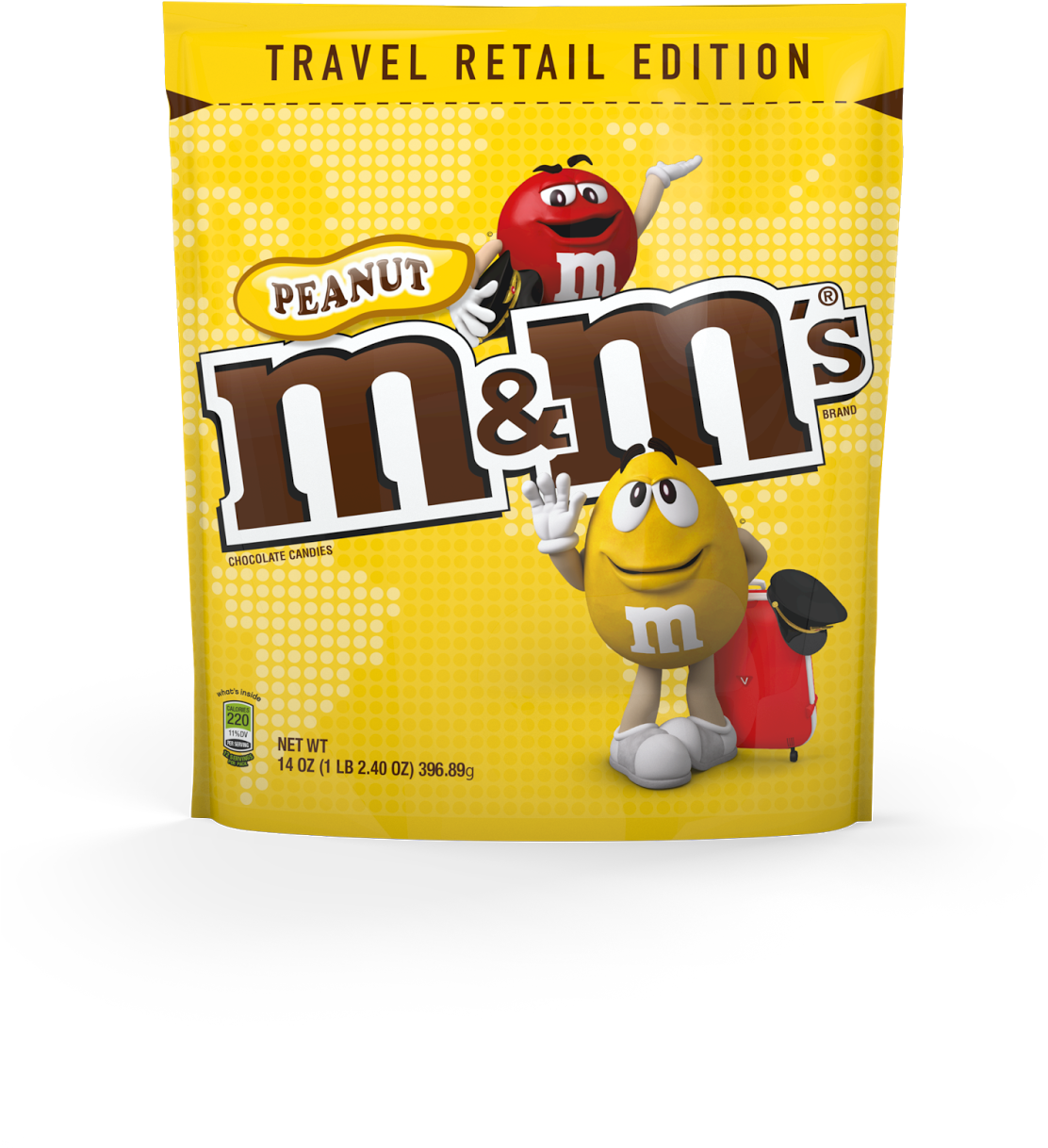 “the New Stand Up Pouches Ensure Much Better Visibility - M&m's 100g (1131x1600), Png Download