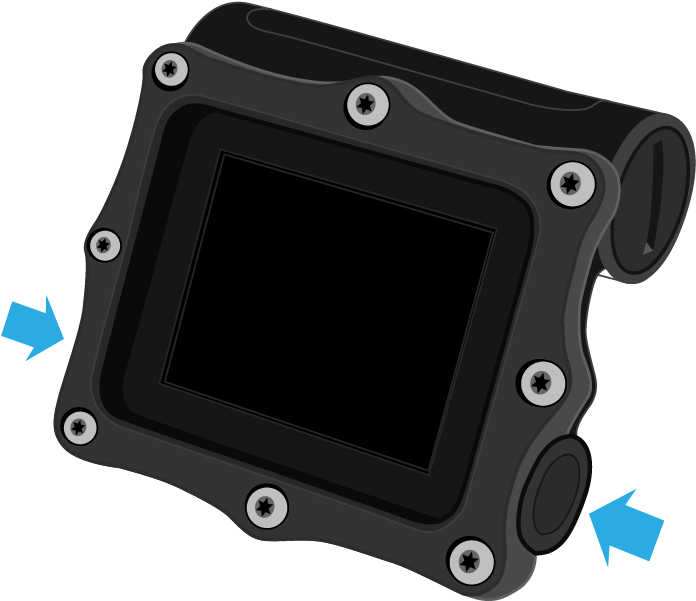 Two Button Interface - Shearwater Research (706x610), Png Download